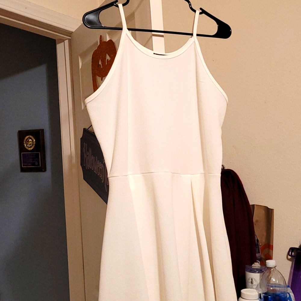 White cami dress